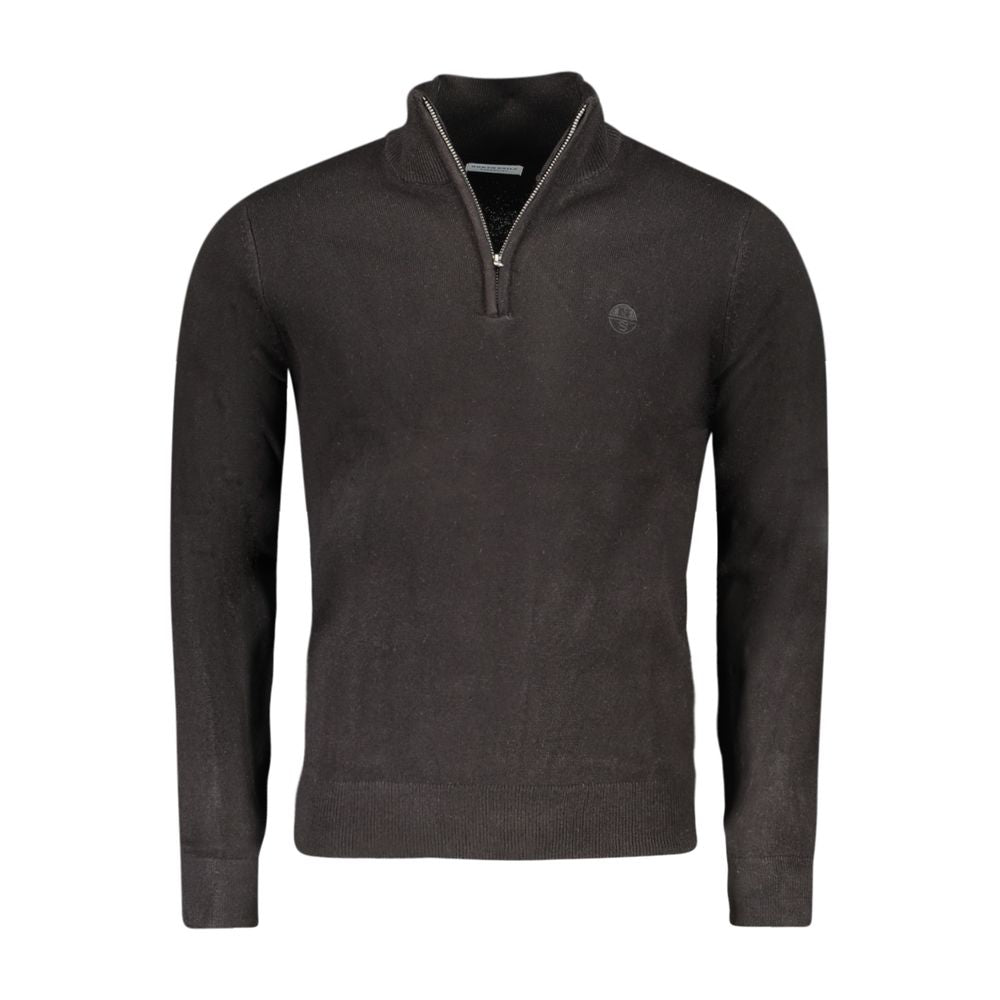 North Sails Black Acrylic Men Sweater