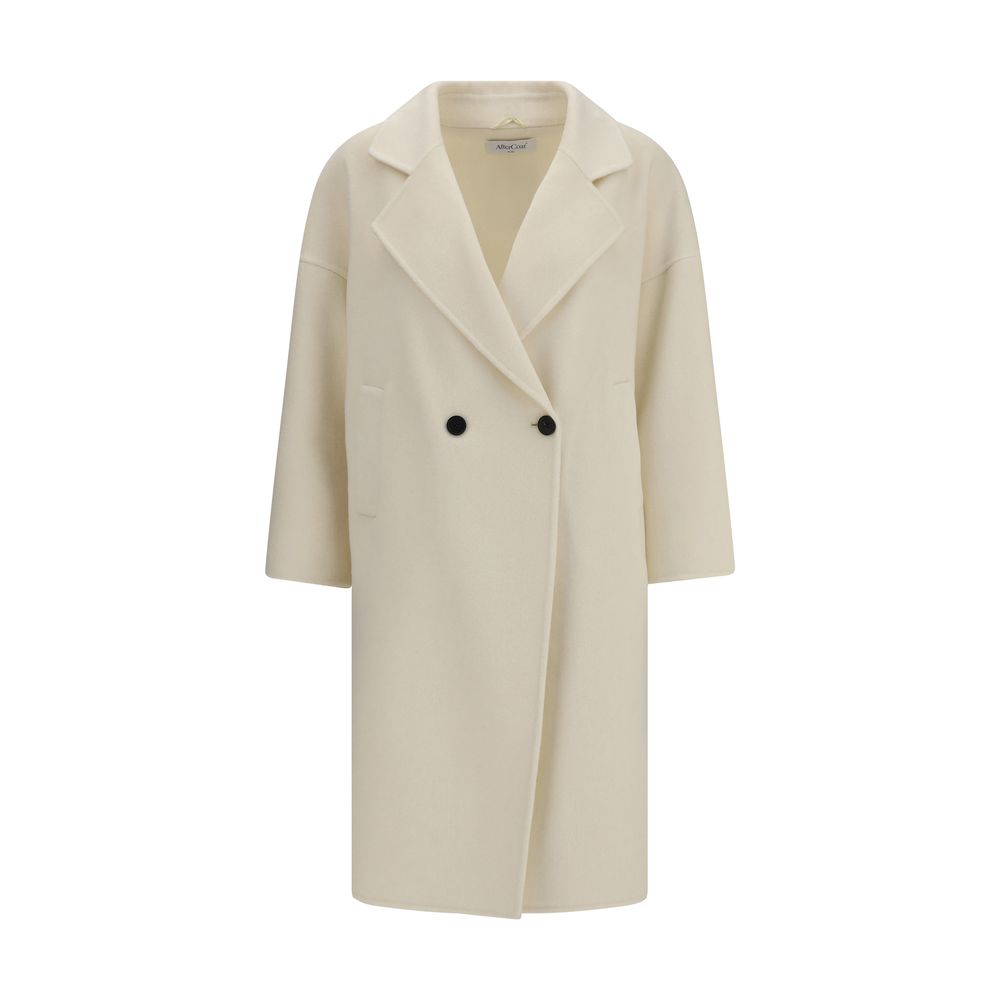 Aftercoat Cream Fleece Wool Coat