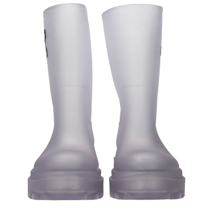 Off-White Transparent Pvc Ankle Boots