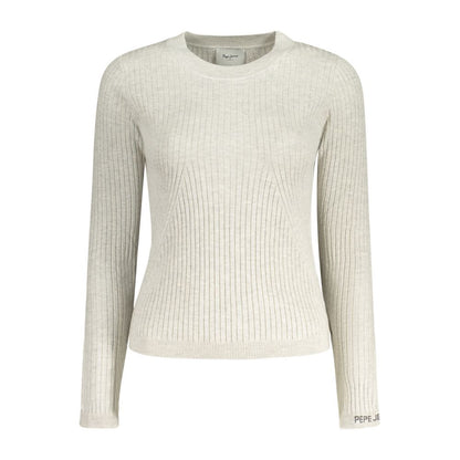 Pepe Jeans Gray Cotton Sweater