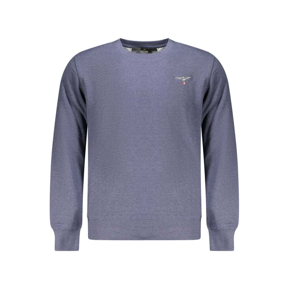 Accademia Militare Blue Cotton Men Sweater