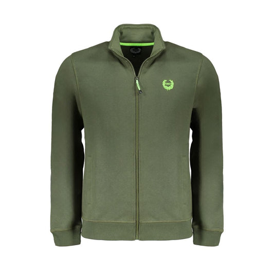 Gianmarco Venturi Verde Cotton Men Sweatshirt