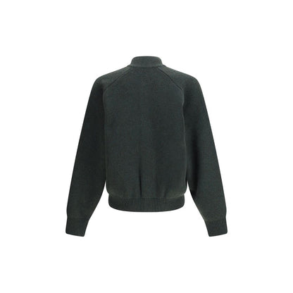 Jacquemus Bicolor Fleece Wool Cardigan