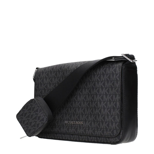 Michael Kors Black Fabric Crossbody Bags