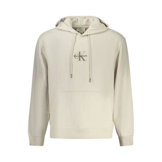 Calvin Klein Beige Cotton Men's Hoodie