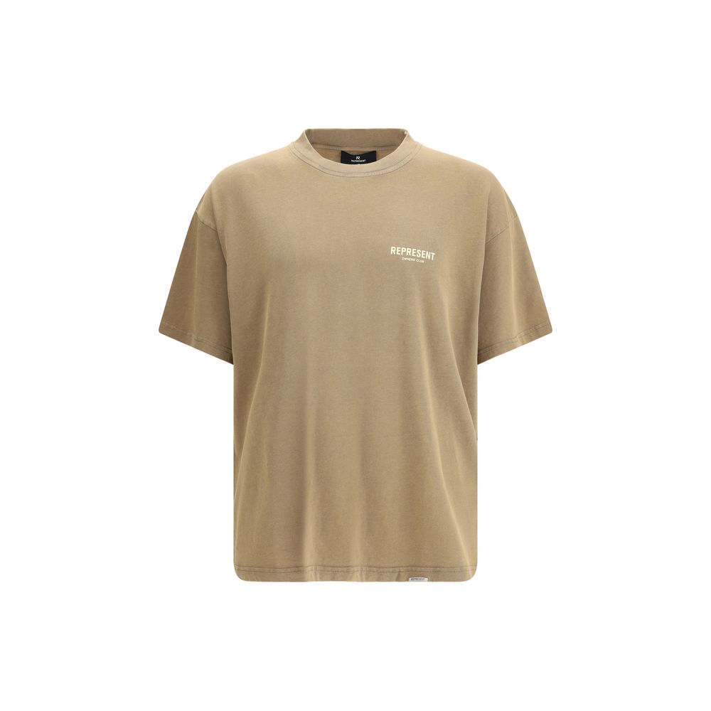 Represent Brown Cotton T-Shirt 1728,72470364320,Brown,Clothing,M,Men,New with tags,Represent,S,T-Shirts - Clothing,XS