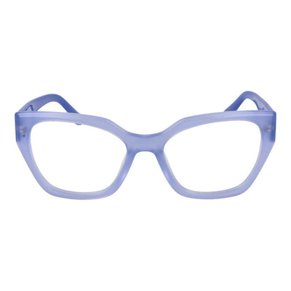 Guess Purple Acetate Glasses (Frames) for women, full-rim cat eye style, spring hinge, 51mm width, 145mm temples, branded case included.