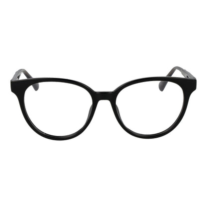 Max & Co Black Plastic Glasses (Frames) for women, full-rim panto style with 52mm lenses and 145mm temples in elegant black color.