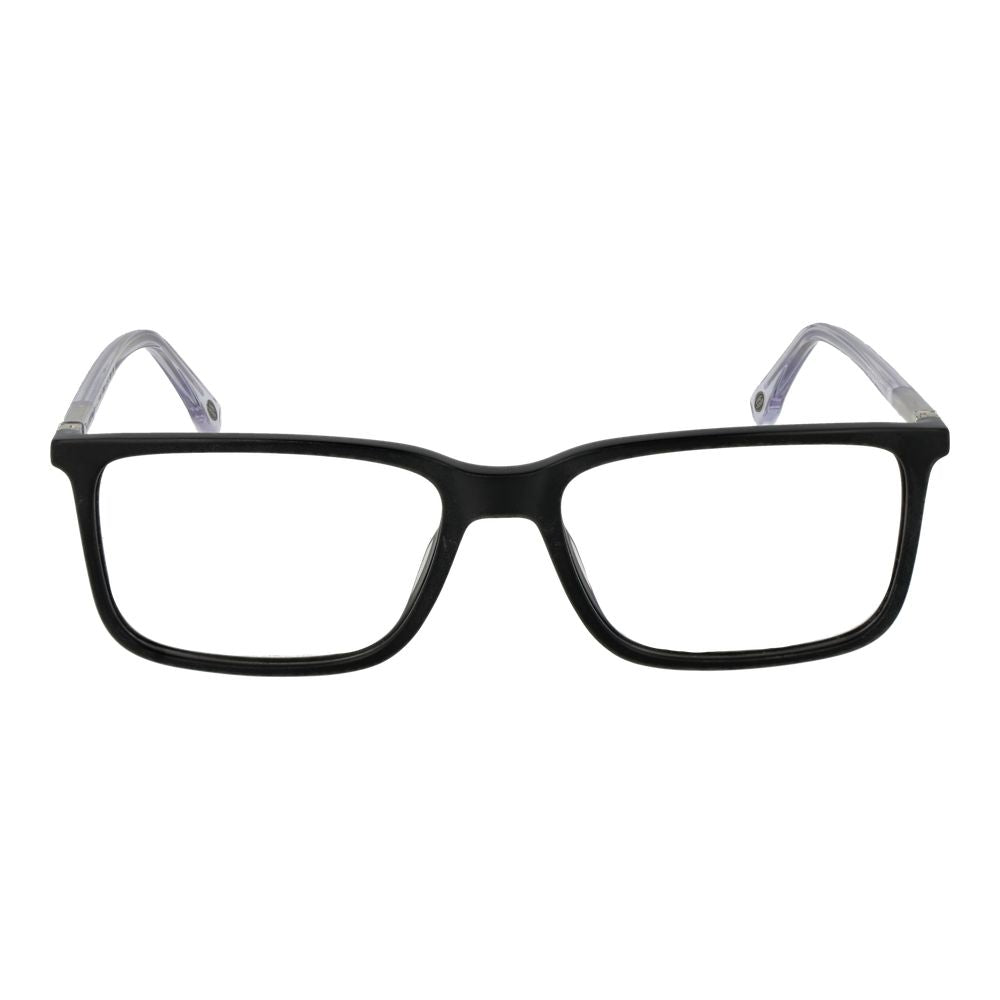 Land Rover Black Acetate Glasses (Frames), full-rim rectangle design, black color, made from acetate, ideal for men.