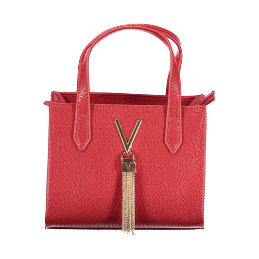 Mario Valentino Red Polyethylene Women Handbag