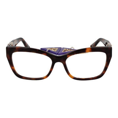 Guess Brown Acetate Glasses (Frames) for women with full-rim cat eye style and spring hinge. Includes branded case and no lenses effect.