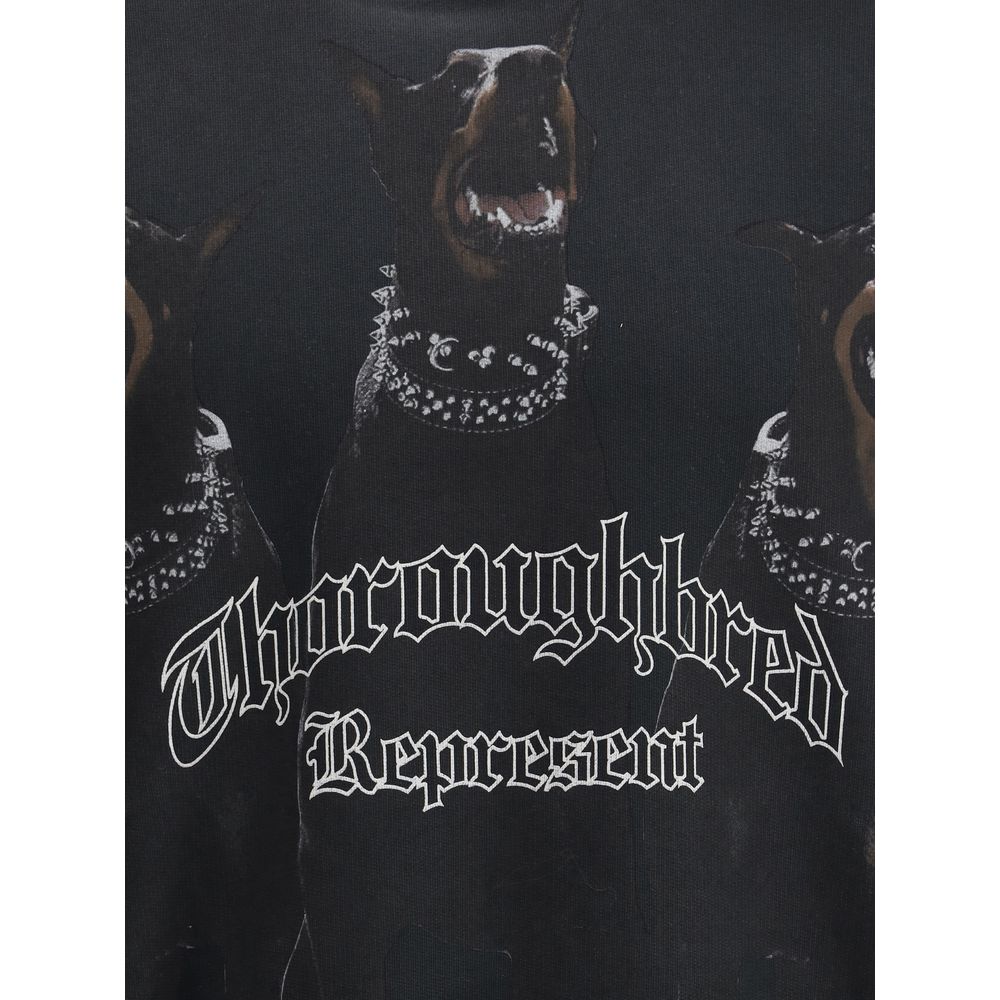 Represent Black Cotton Sweatshirt 1728,72470364320,Black,Clothing,L,M,Men,New with tags,Represent,Sweaters - Clothing,Sweatshirts - Sweaters - Clothing