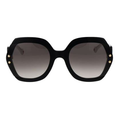 Carolina Herrera Black Acetate Sunglasses