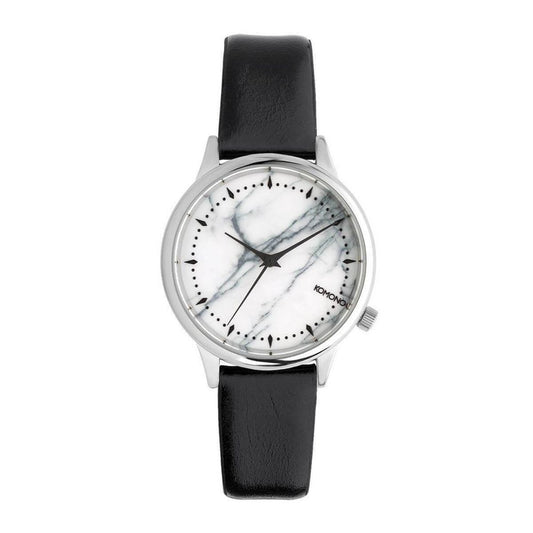 Komono Black Leather Dress Watch 1728,67434610848,Accessories,Black,Dress Watches - Watches - Accessories,Komono,New with tags,Watches - Accessories,Women