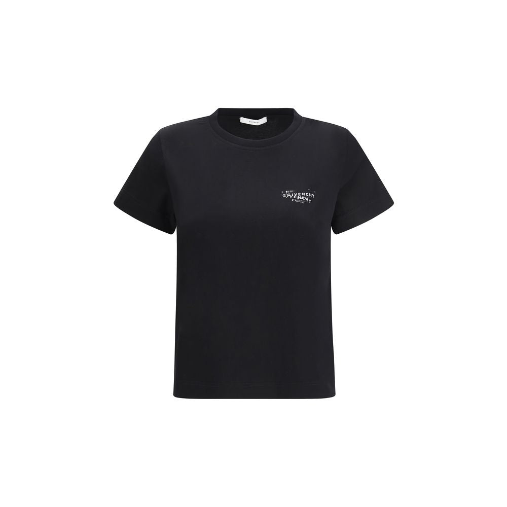 Givenchy Black Cotton T-Shirt 1728,72470364320,Black,Clothing,Givenchy,L,M,New with tags,S,T-Shirts - Clothing,Women