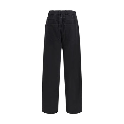 MM6 Black Cotton Athletic Pants 1728,72470364320,Athletic Pants - Pants - Clothing,Black,Clothing,L,M,MM6,New with tags,Pants - Clothing,S,Women