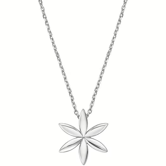 Silver pendant necklace AMEN JEWELRY Mod. CLFLLIB3 with star design