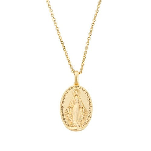 Alt Tag: AMEN JEWELRY Mod. CLMIGM gold necklace pendant