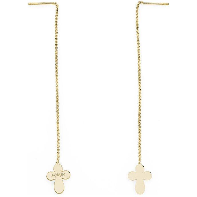 AMEN Mod. CROCE GOLD DESIGNER FASHION JEWELLERY