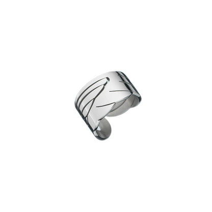 AN JEWELS JEWELRY Mod. AL.RFY01S-7 ring in silver with modern design.