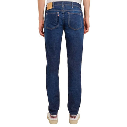 Acne Studios Blue Cotton Skinny Jeans