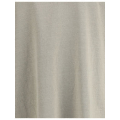 Close-up of beige fabric showcasing Agolde Beige Cotton Sportswear material; soft jersey with ribbed texture.