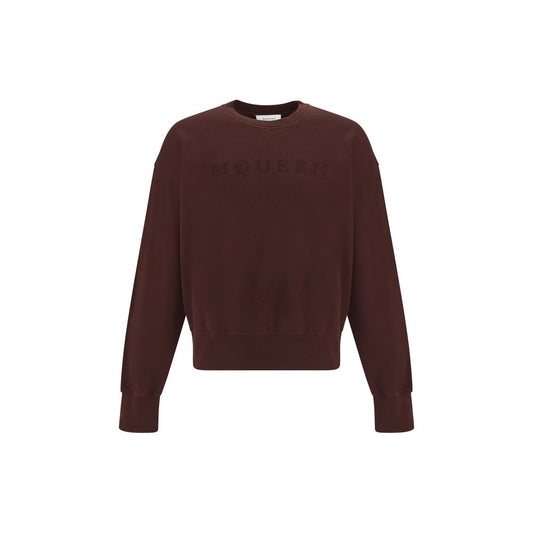Alexander McQueen Brown Cotton Sweatshirt