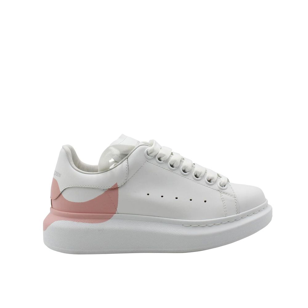 Alexander McQueen White Calfskin Chunky Sneakers