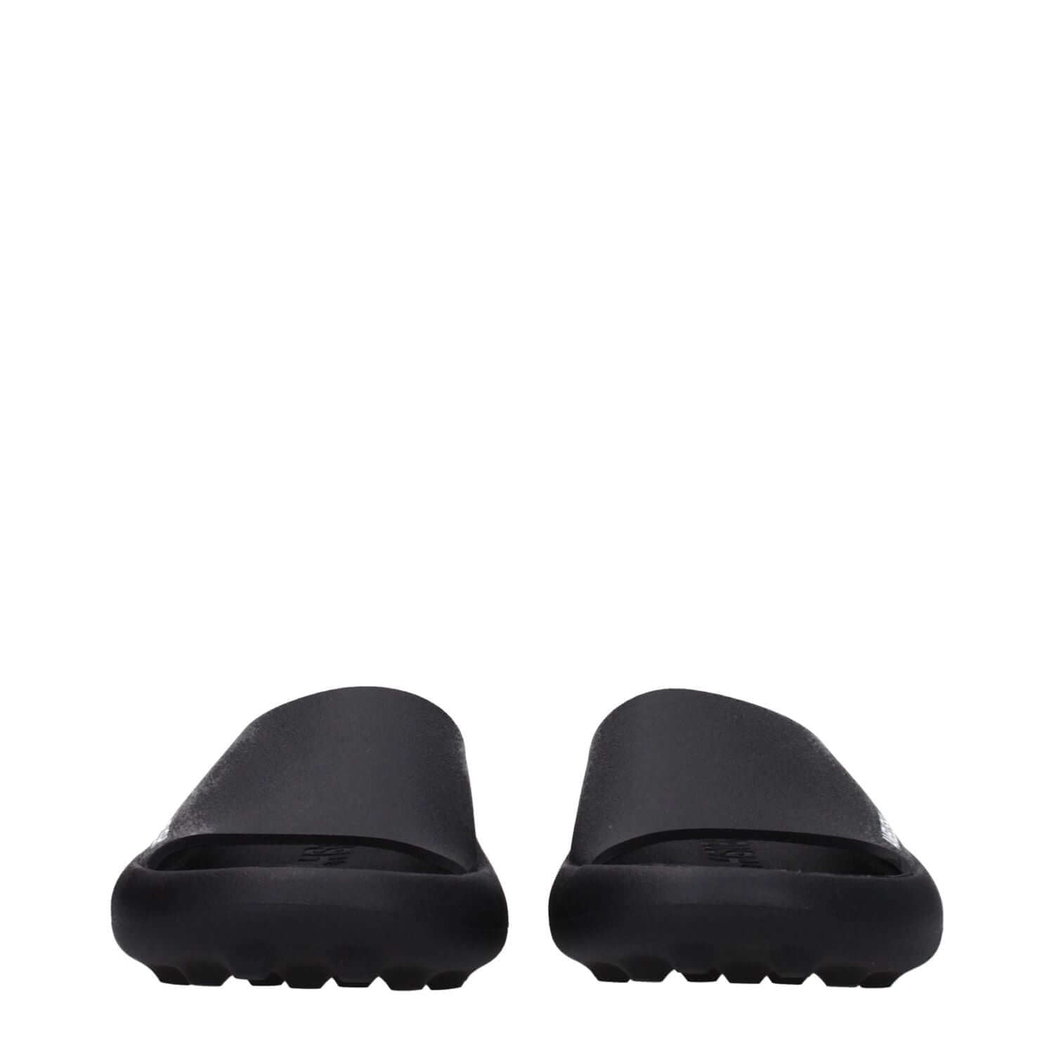 Ambush Black Cotton Slippers