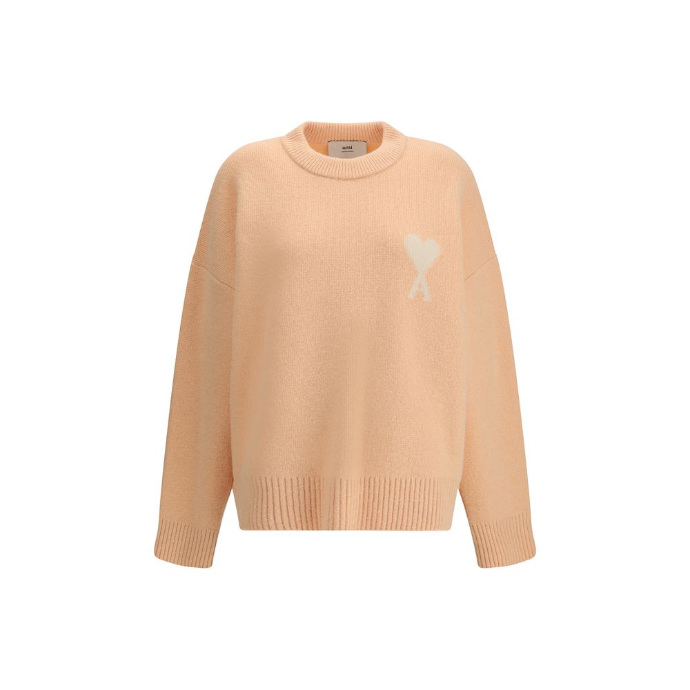 Ami Paris Multicolor Alpaca Vicugna Pacos Sweatshirt