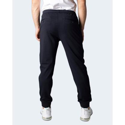 Armani Exchange Blue Viscose Skinny Pants