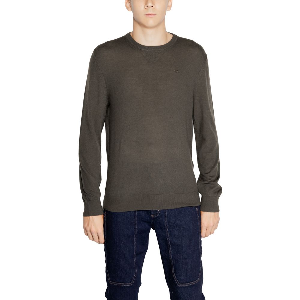 Armani Exchange Green Wool Sweatshirt