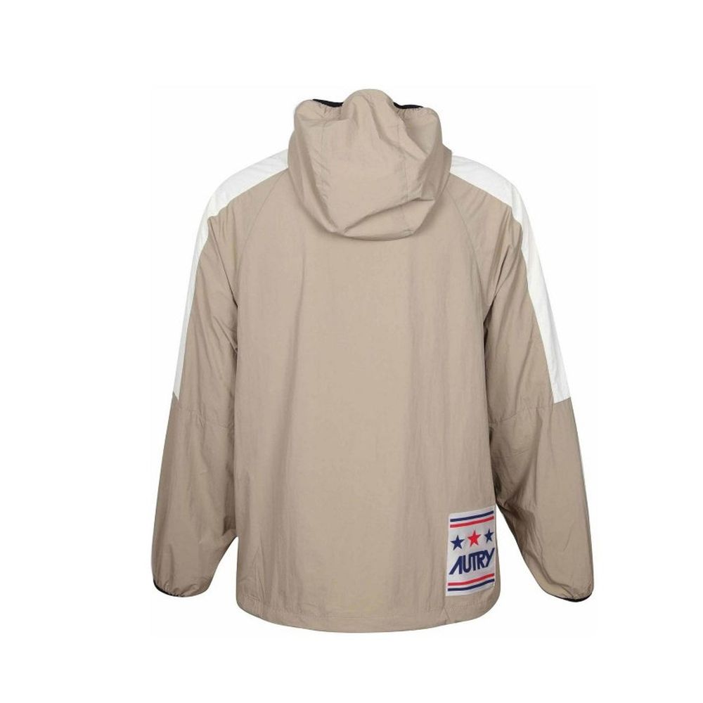 Autry Beige Nylon Shell Jacket 1728,75611013280,Autry,Beige,Clothing,Jackets & Coats - Clothing,M,Men,New with tags,S,Shell Jackets - Jackets & Coats - Clothing