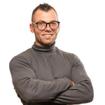 BMW Motorsport Black Men Glasses Frame
