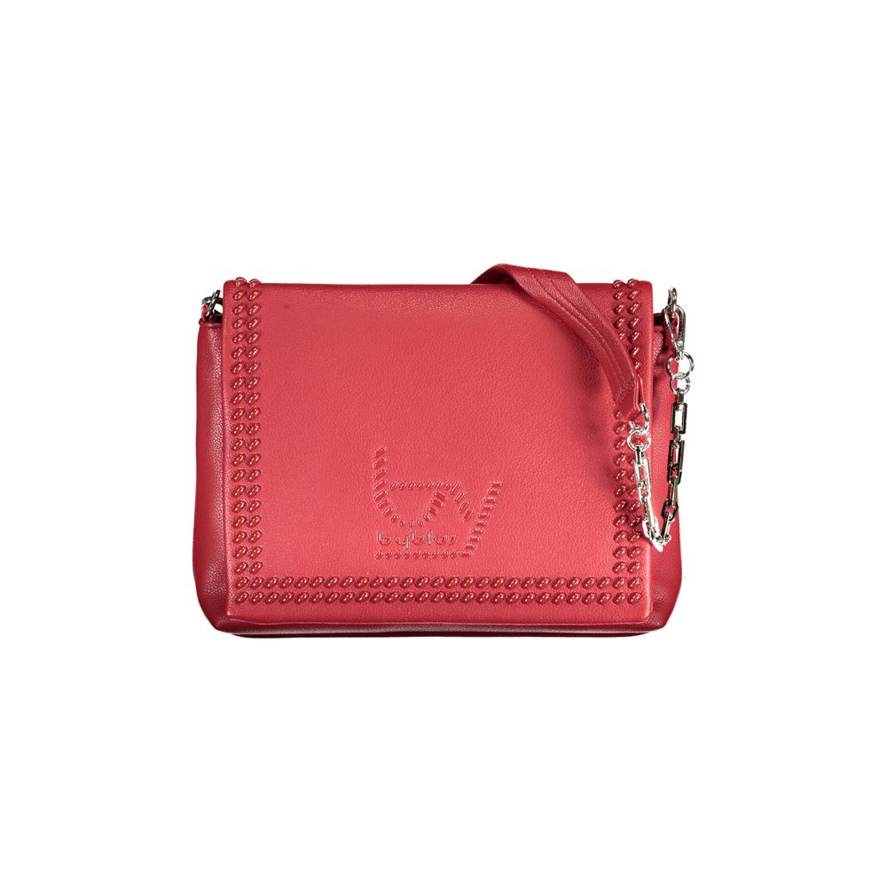 Front view with bag zipped and handles upright.
