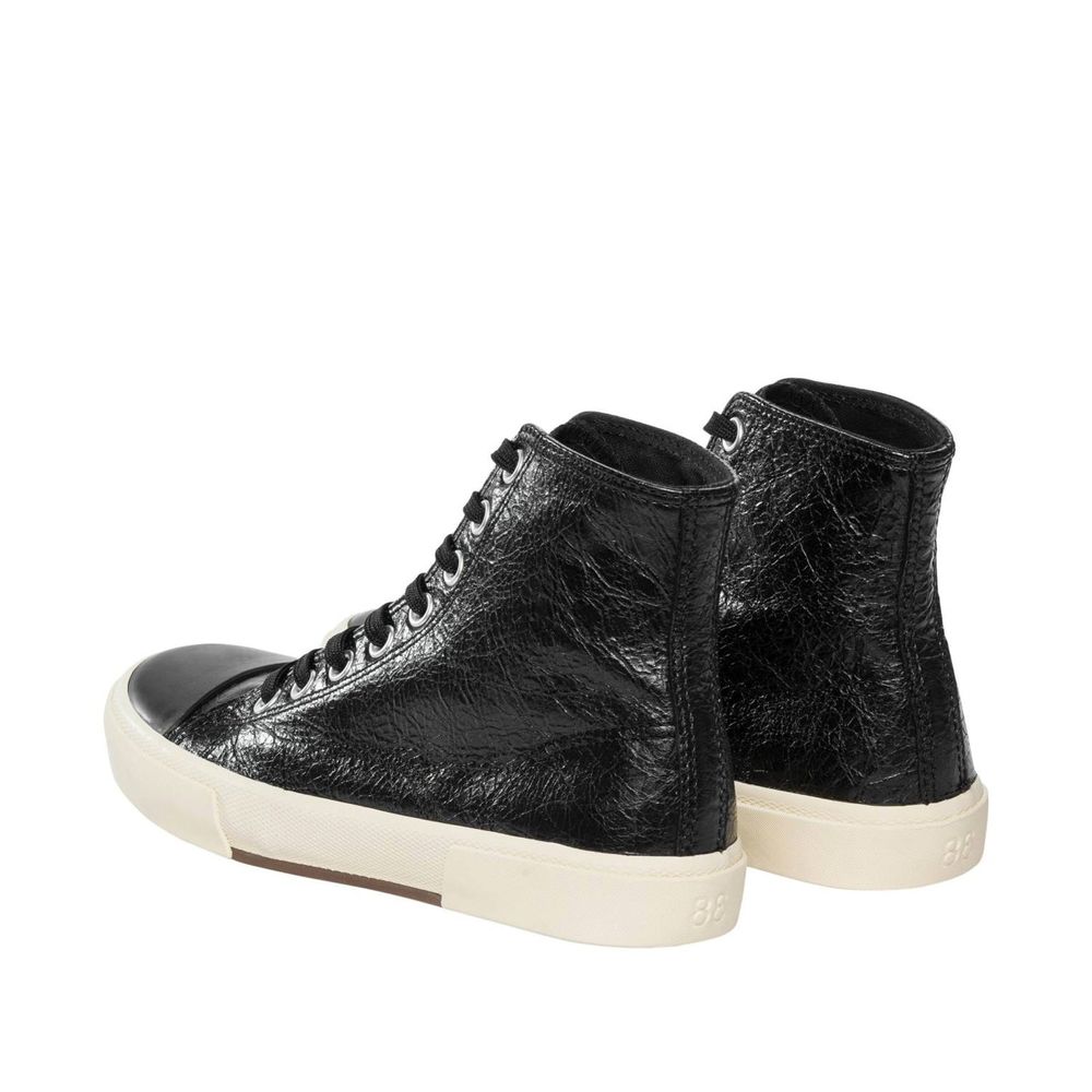 Balenciaga Black Calfskin High Top Sneakers