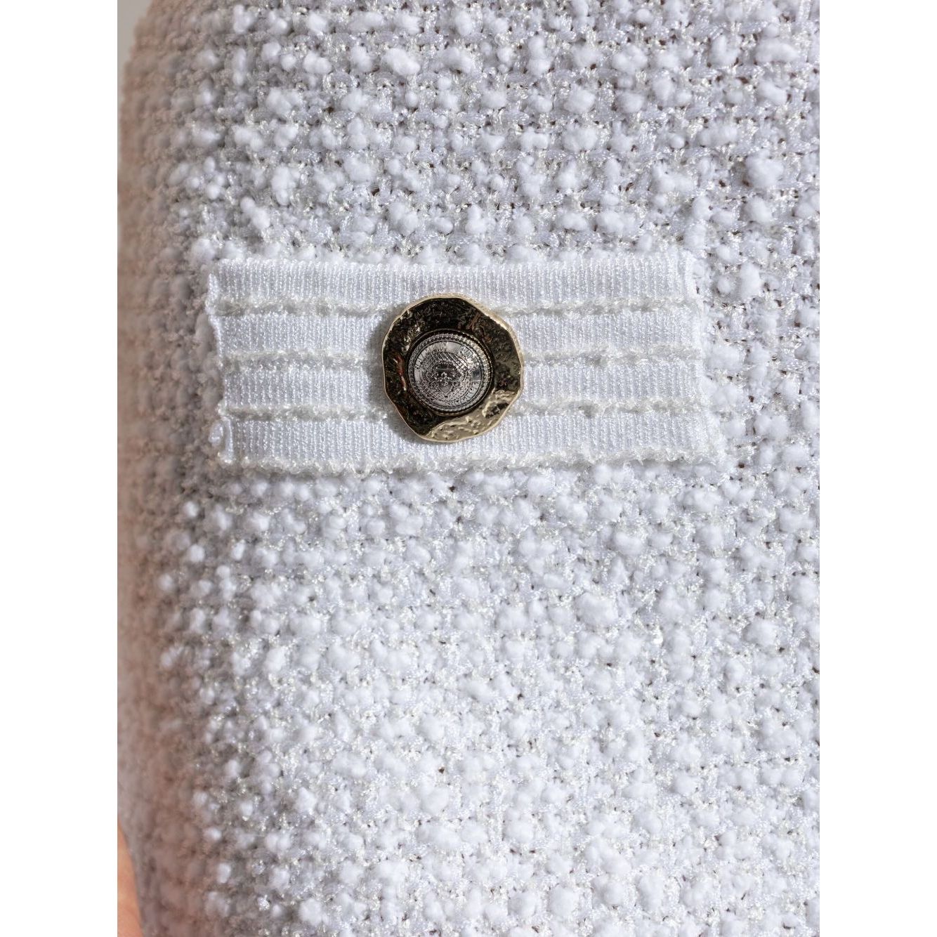 Balmain Tweed Mini Skirt Skirts