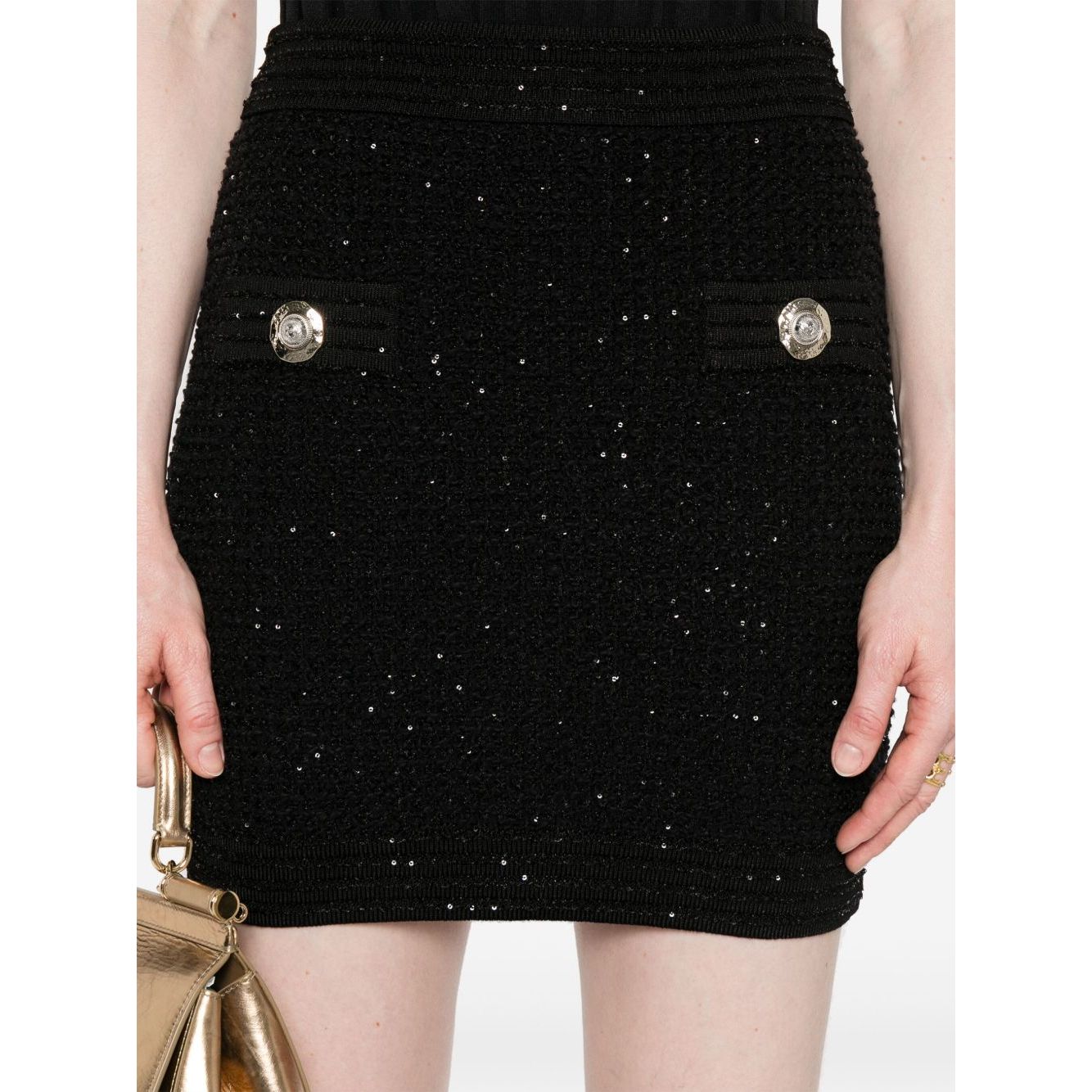Balmain Tweed Mini Skirt