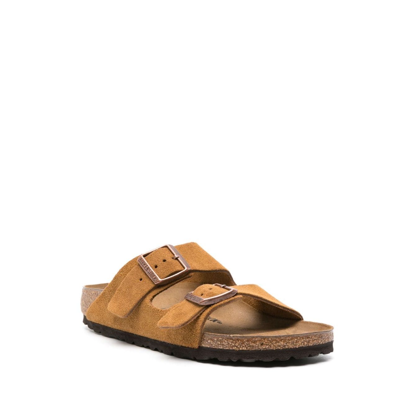 Birkenstock Arizona suede slides Sandals
