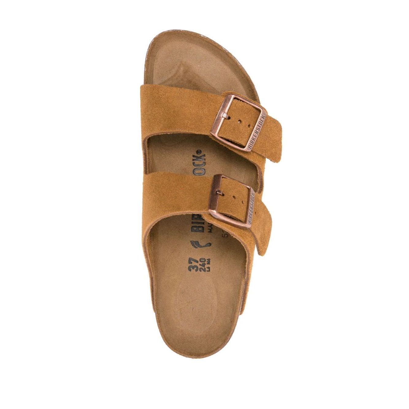 Birkenstock Arizona suede slides Sandals