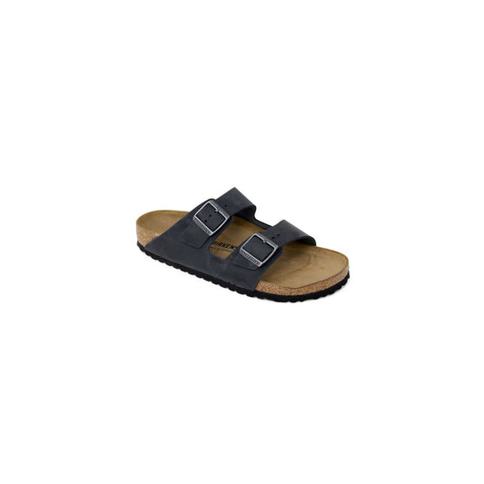 Birkenstock Black Synthetic Slipper with metal details and suede accents for stylish comfort