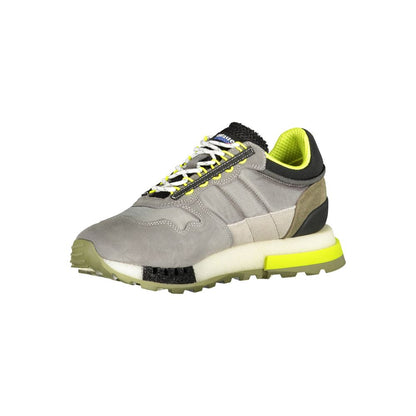 Blauer Gray Polyethylene Men Sneaker with contrasting details and removable footbed for personalized comfort.