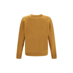 Back view of Brooksfield Cardigan in Virgin Wool, showcasing solid color and medium-knit texture for elegance and comfort.