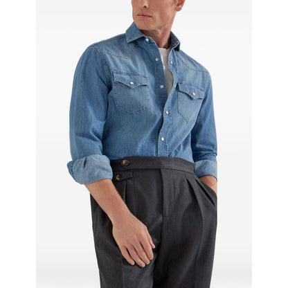 Brunello Cucinelli Cotton jersey crew neck T-shirt with logo