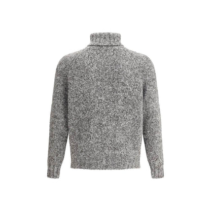 Brunello Cucinelli Gray Alpaca Vicugna Pacos Turtleneck