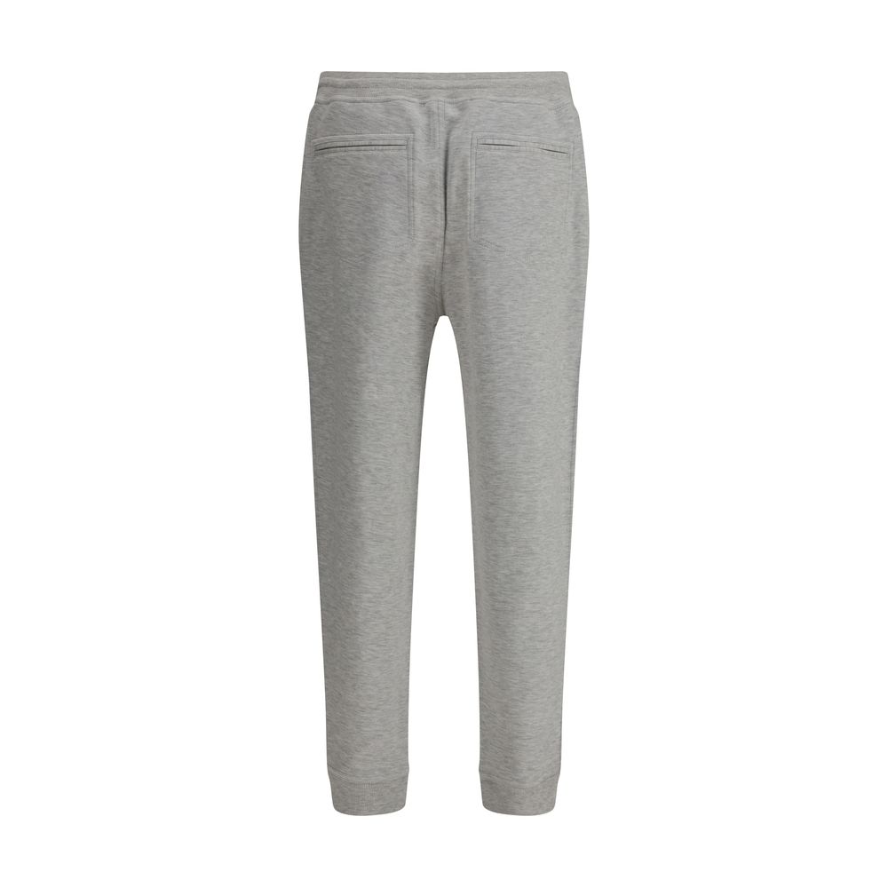 Brunello Cucinelli Gray Cotton Joggers (Workout Pants)