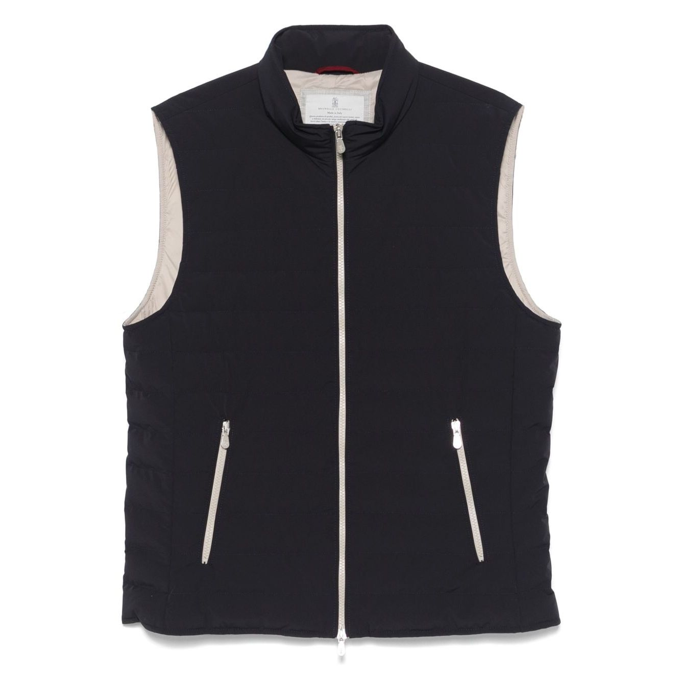 Brunello Cucinelli Zip-fastening sleeveless vest