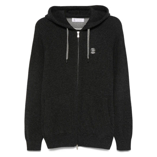 Brunello Cucinelli Zip-up hooded cardigan