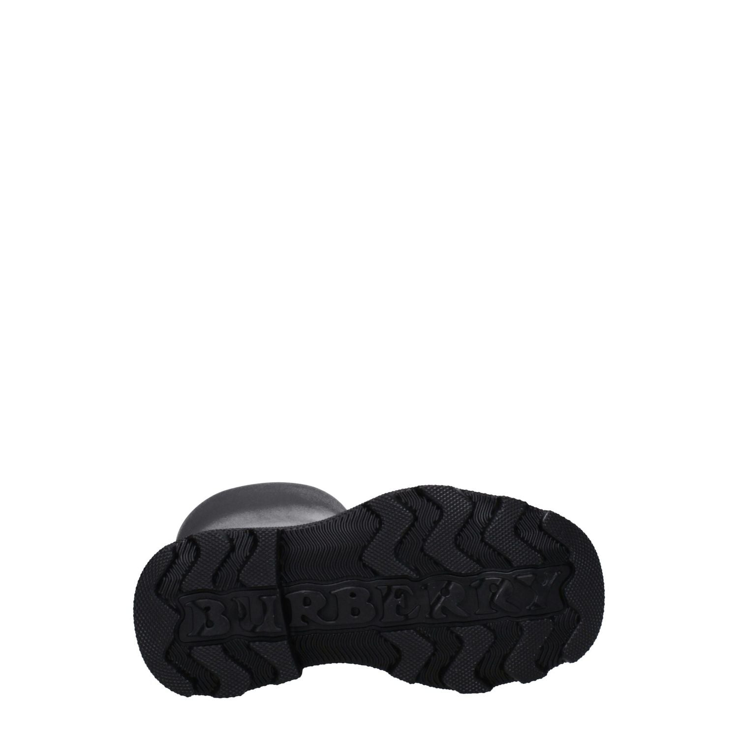 Burberry Black Cotton Rain Boots