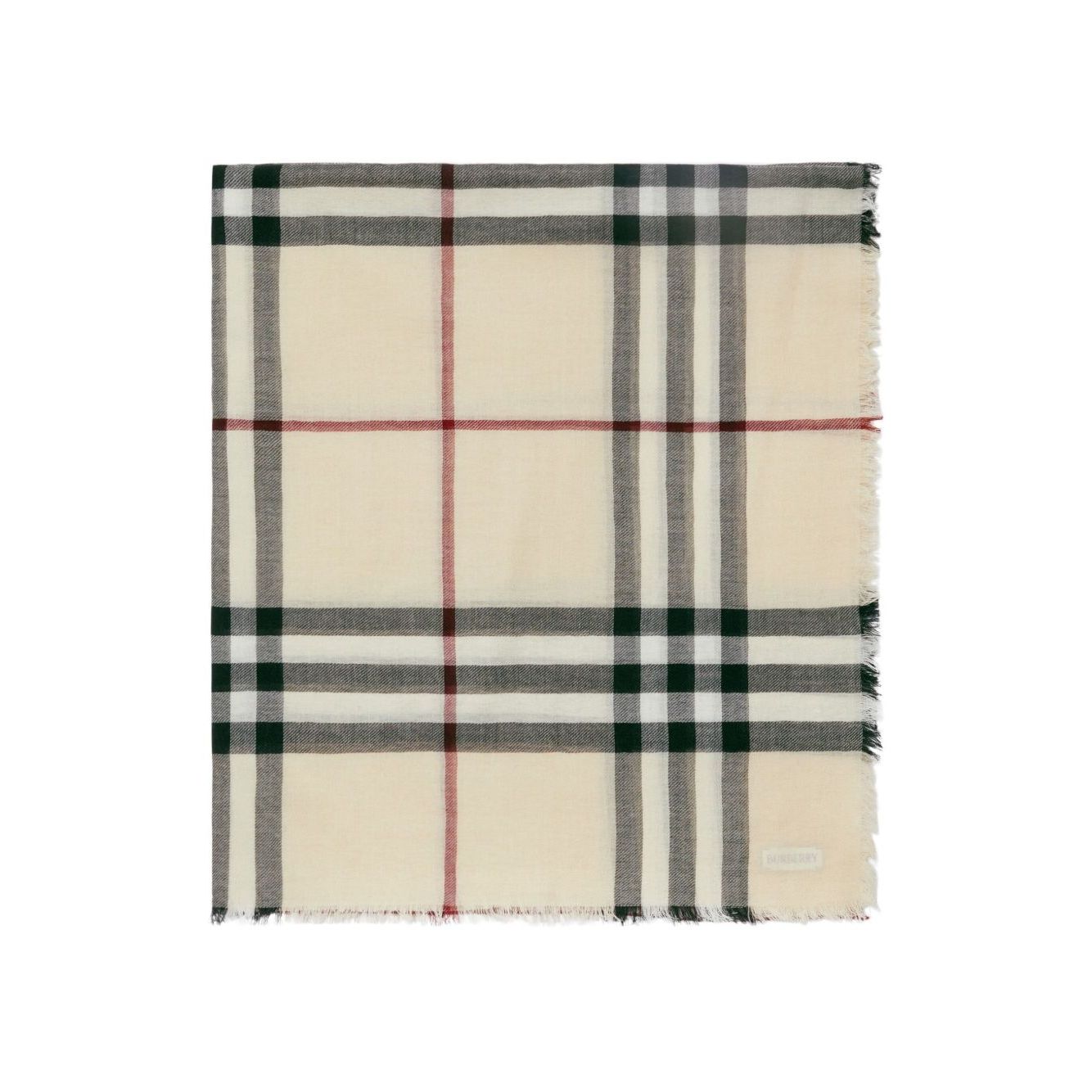 Burberry Check wool scarf
